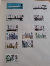 Stanley Gibbons Stamp Album With British Stamps