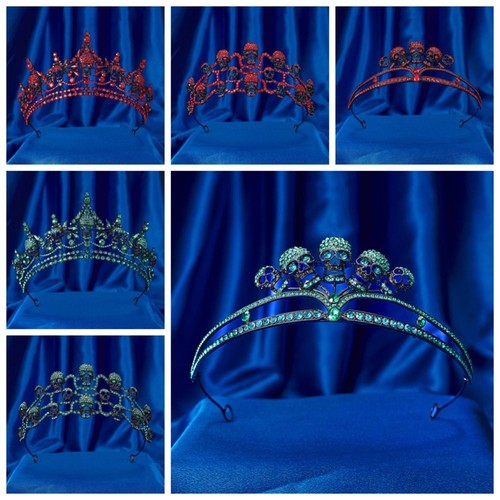 Skull crown halloween headband - crown,