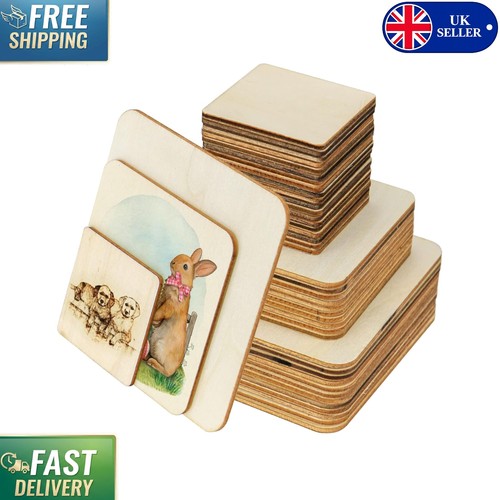 Diy craft wood blanks 42pcs - wood,