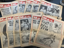 SPEEDWAY MAIL 1980 ... 12 issues January to May  FREE POSTAGE