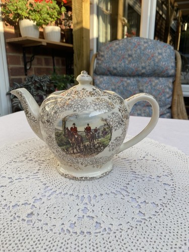Sadler england gold chintz fox - england,