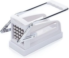KitchenCraft Potato Chipper Professional Chip Cutter Plastic & Steel - White