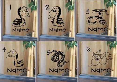 Customised vivarium decal - vivarium,