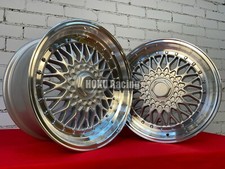 4X 18" RS Mesh style deep dish alloy wheels 5X120 fit for BMW E34 E90 E39 E60