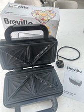 Breville Deep Fill 2 Slice Sandwich Toaster Toastie Maker - Black
