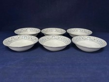 WEDGWOOD DOLPHINS 6" CEREAL BOWLS X 6 VERY GOOD CONDITION