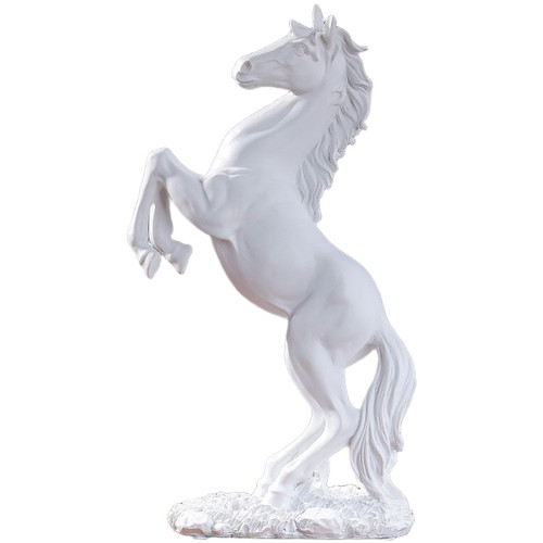 Living room decor resin horse - living,