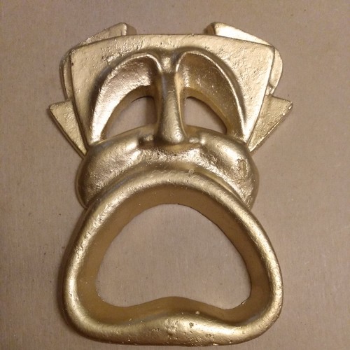 Old vintage aluminum theater - old,