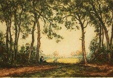 Rene Ligeron pencil signed