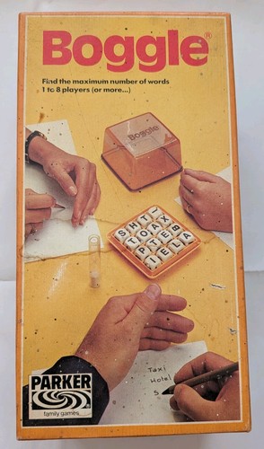 Vintage boggle word - vintage,