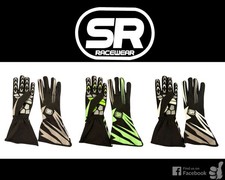 SR RACEWEAR - FIREPROOF - SFI - Racing gloves - CUSTOM DESIGN & SIZE ON REQUEST