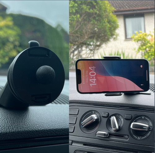 Volkswagen phone holder - up,