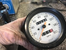 Ducati 750SS 900SS Veglia speedo MPH 37698 61050669901 Mechanical white faced