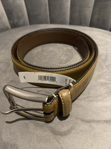 Mens timberland leather belt - leather,