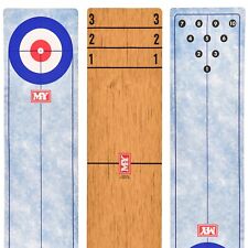 3 in 1 Table Top Game | Curling, Bowling & Shuffleboard Games