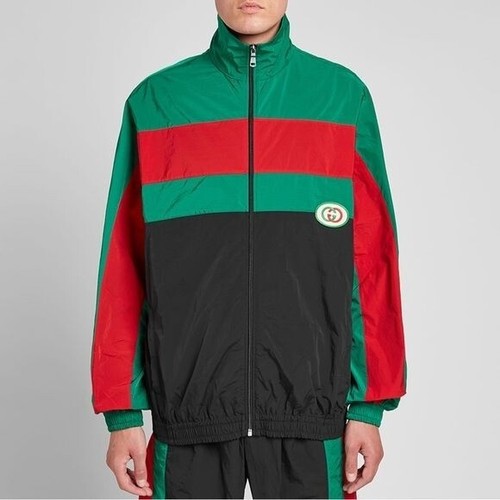 Gucci oversized nylon track - gucci,