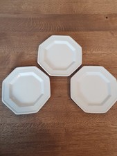 3 Johnson Brothers Heritage White Plates 19.5 Cm Excellent Cond