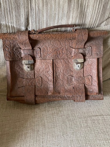 Vintage leather briefcase - vintage,
