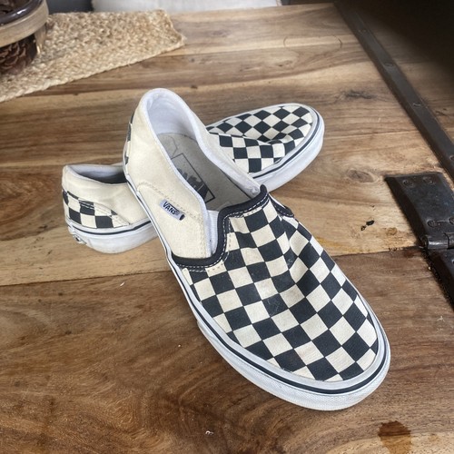 Size vans asher - vans, checkerboard