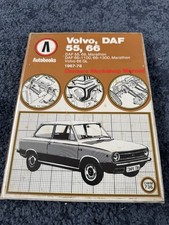Volvo, DAF 55, 66 Owners Workshop Manual 1967-78 Autobooks