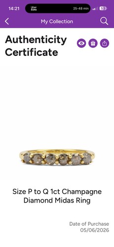 Size 1ct champagne - to,