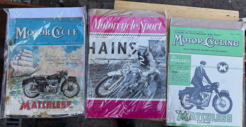 Matchless motorcycle - x3,