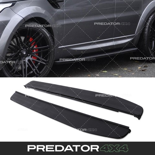 Black side steps door sill - side,