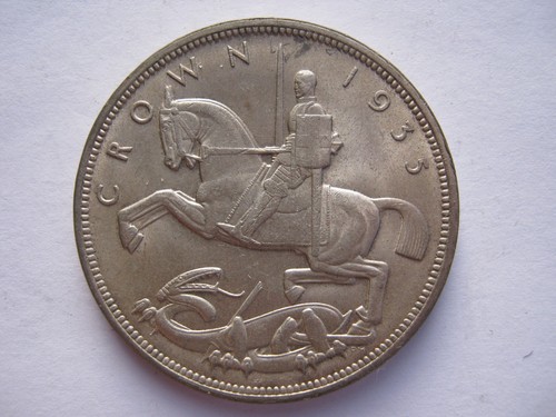 1935 art deco silver - 1935, crown