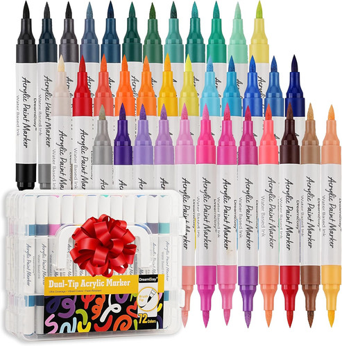 Color acrylic paint - 72,