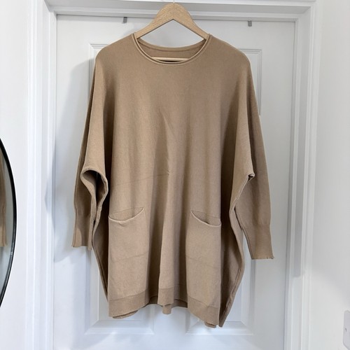 Women italian brown knit - italian,