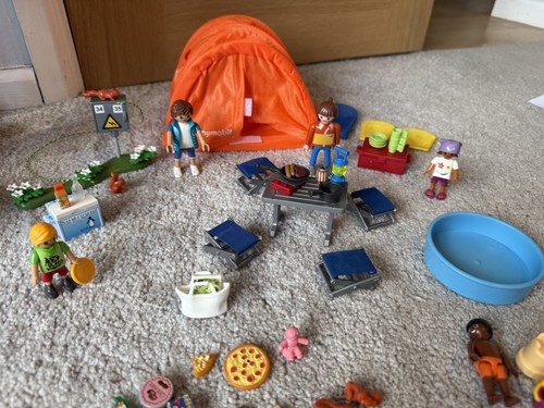 Playmobil bundle figures tent - playmobil,