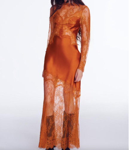 Zara collection satin - satin, lace