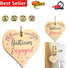 Engaged Vacant Bathroom Door