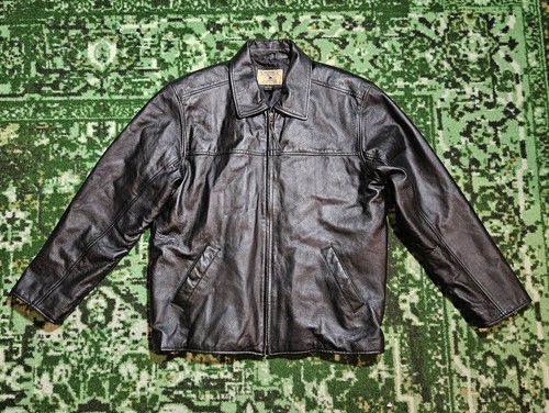 Vtg leather aviator - leather,