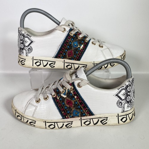 Desigual blanco trainers shoes - desigual,