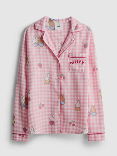 Miffy gingham boyfriend - gingham,
