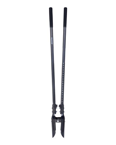 Post hole digger with - post,