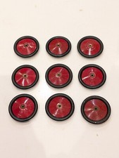9 x Meccano No 187 Red/Black