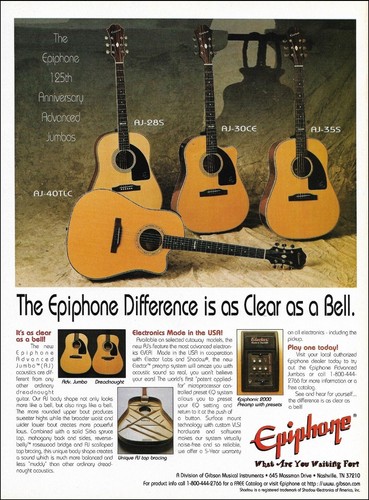 125th anniversary epiphone - anniversary,