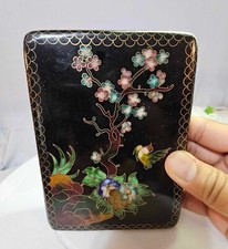 Vtg Cloisonne Enamel Flat