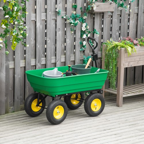 Outsunny 125l garden - 125l, cart