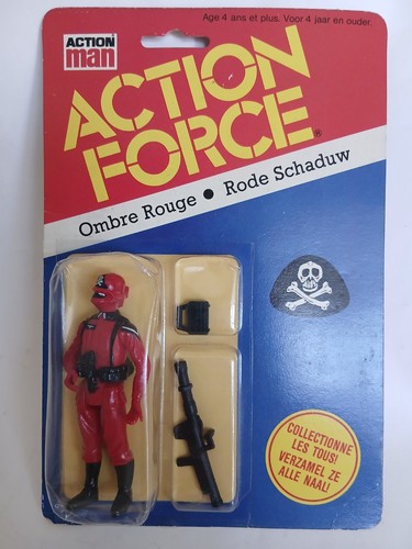 Action force 1982 red - force, 1982/3