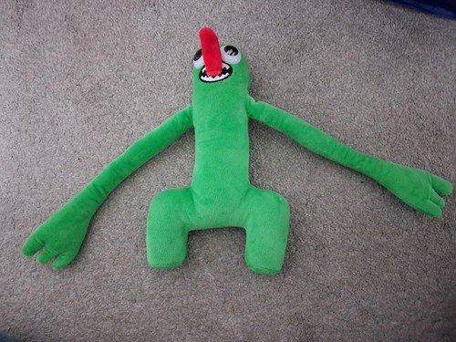 Rainbow friends green - friends, plush