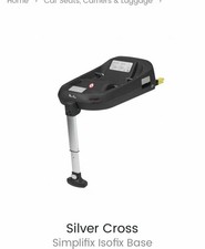 Silver Cross Simplicity Simplifix Isofix Car Seat Base