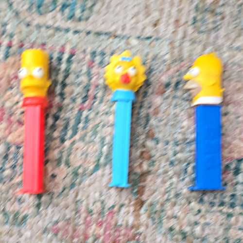 The simpsons pez dispensers - pez,