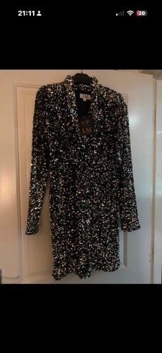 Little mistress sequin dress - sequin,