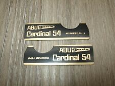 ABU GARCIA CARDINAL 54 STICKERS / DECALS / BADGES
