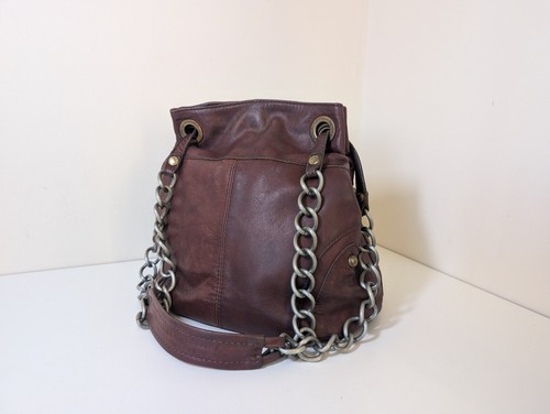 Vintage oxblood leather curb - oxblood,