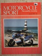 Motorcycle Sport January 1986