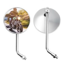 4" Round Chrome Classic Small